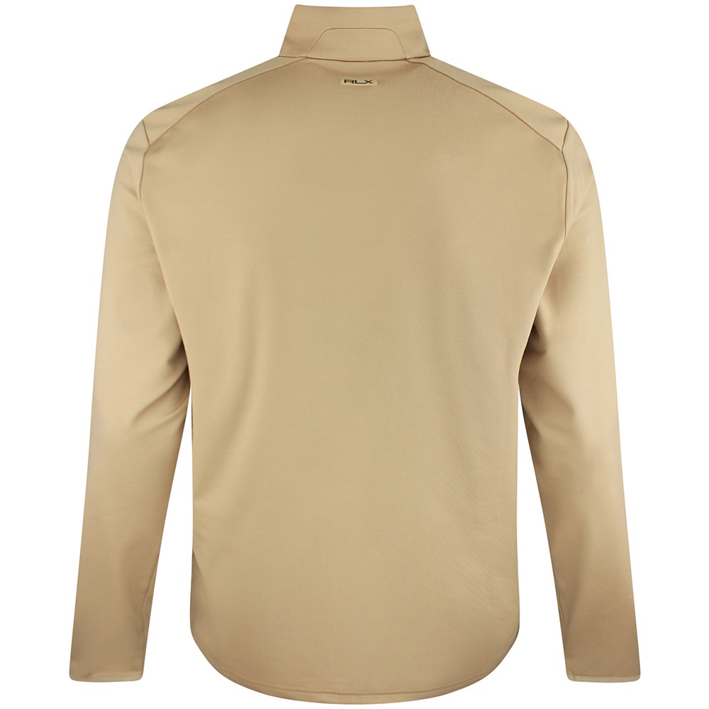 RLX Golf Pullover - RL Tour Pro Logo Lux QZ - C. Camel SS26
