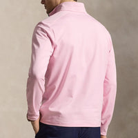 RLX Golf Pullover - RL Tour Pro Logo Lux QZ - Carmel Pink SS26