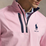 RLX Golf Pullover - RL Tour Pro Logo Lux QZ - Carmel Pink SS26
