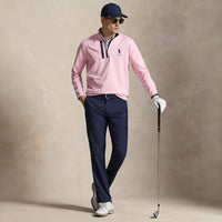 RLX Golf Pullover - RL Tour Pro Logo Lux QZ - Carmel Pink SS26
