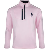 RLX Golf Pullover - RL Tour Pro Logo Lux QZ - Carmel Pink SS26