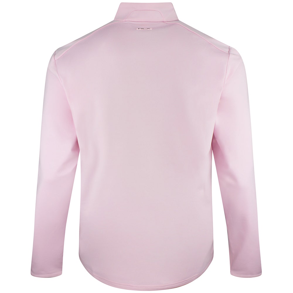 RLX Golf Pullover - RL Tour Pro Logo Lux QZ - Carmel Pink SS26