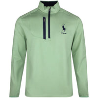 RLX Golf Pullover - RL Tour Pro Logo Lux QZ - O. Green SS26
