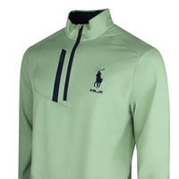 RLX Golf Pullover - RL Tour Pro Logo Lux QZ - O. Green SS26