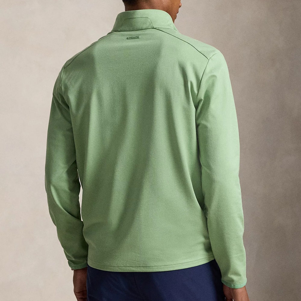 RLX Golf Pullover - RL Tour Pro Logo Lux QZ - O. Green SS26