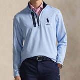 RLX Golf Pullover - RL Tour Pro Logo Lux QZ - Office Blue SS26