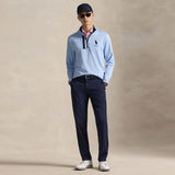 RLX Golf Pullover - RL Tour Pro Logo Lux QZ - Office Blue SS26