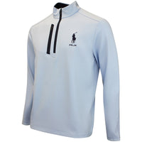 RLX Golf Pullover - RL Tour Pro Logo Lux QZ - Office Blue SS26