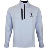RLX Golf Pullover - RL Tour Pro Logo Lux QZ - Pebble Blue AW26