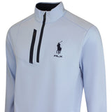 RLX Golf Pullover - RL Tour Pro Logo Lux QZ - Pebble Blue AW26
