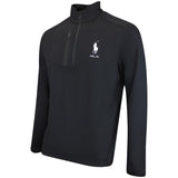 RLX Golf Pullover - RL Tour Pro Logo Lux QZ - Polo Black AW26