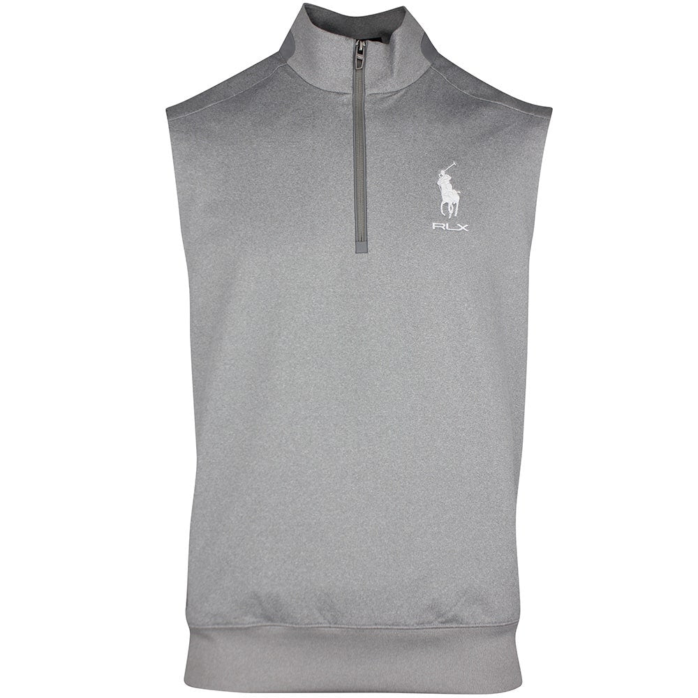 RLX Golf Pullover - RL Tour Pro Logo Lux QZ Vest - Andover Hthr SS26