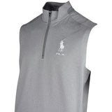 RLX Golf Pullover - RL Tour Pro Logo Lux QZ Vest - Andover Hthr SS26