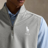 RLX Golf Pullover - RL Tour Pro Logo Lux QZ Vest - Andover Hthr SS26