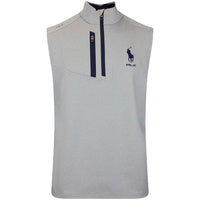 RLX Golf Pullover - RL Tour Pro Logo Lux QZ Vest - Grey Heather AW26