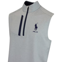 RLX Golf Pullover - RL Tour Pro Logo Lux QZ Vest - Grey Heather AW26