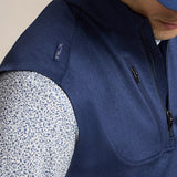 RLX Golf Pullover - RL Tour Pro Logo Lux QZ Vest - Navy Heather AW26