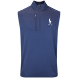 RLX Golf Pullover - RL Tour Pro Logo Lux QZ Vest - Navy Heather AW26