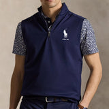 RLX Golf Pullover - RL Tour Pro Logo Lux QZ Vest - Refined Navy SS26