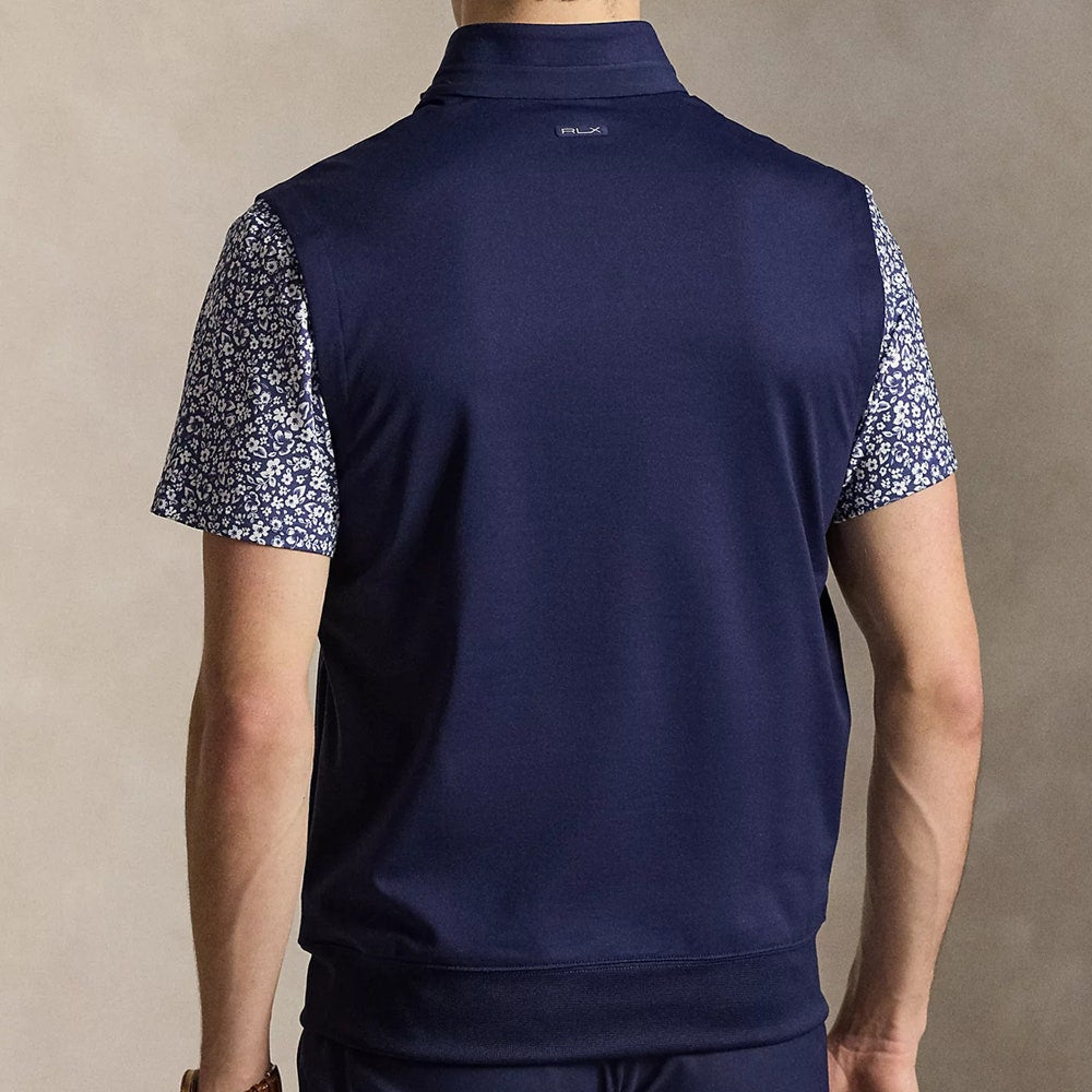 RLX Golf Pullover - RL Tour Pro Logo Lux QZ Vest - Refined Navy SS26