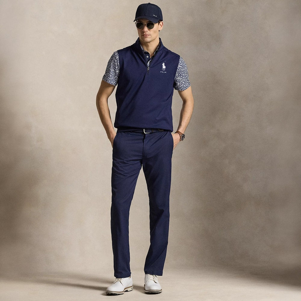RLX Golf Pullover - RL Tour Pro Logo Lux QZ Vest - Refined Navy SS26