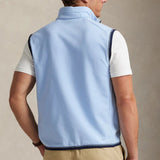 RLX Golf Pullover - RL Tour Pro Logo Tech Terry Vest - O. Blue FA25