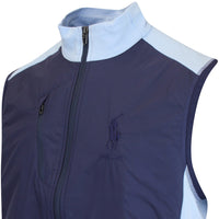 RLX Golf Pullover - RL Tour Pro Logo Tech Terry Vest - O. Blue FA25
