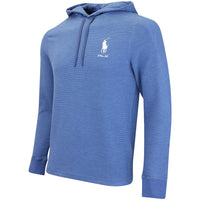 RLX Golf Pullover - RL Tour Pro Logo Tech Waffle Hoodie - F. Blue SS26
