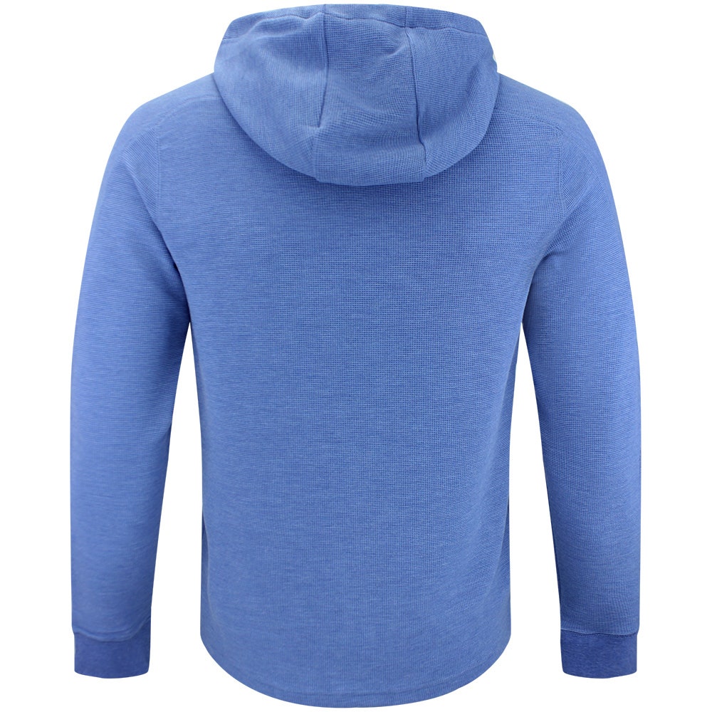 RLX Golf Pullover - RL Tour Pro Logo Tech Waffle Hoodie - F. Blue SS26
