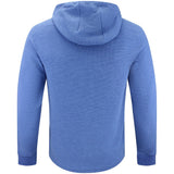 RLX Golf Pullover - RL Tour Pro Logo Tech Waffle Hoodie - F. Blue SS26
