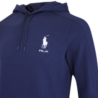 RLX Golf Pullover - RL Tour Pro Logo Tech Waffle Hoodie - Navy FA25