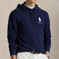 RLX Golf Pullover - RL Tour Pro Logo Tech Waffle Hoodie - Navy FA25