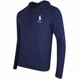 RLX Golf Pullover - RL Tour Pro Logo Tech Waffle Hoodie - Navy SS25