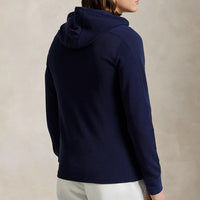 RLX Golf Pullover - RL Tour Pro Logo Tech Waffle Hoodie - Navy SS25