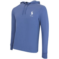 RLX Golf Pullover - RL Tour Pro Logo Tech Waffle Hoodie - Royal AW26