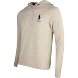 RLX Golf Pullover - RL Tour Pro Logo Tech Waffle Hoodie - Sand SS25
