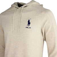 RLX Golf Pullover - RL Tour Pro Logo Tech Waffle Hoodie - Sand SS25