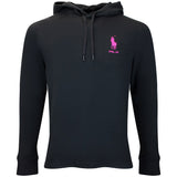 RLX Golf Pullover - RL Tour Pro Logo TW Hoodie - Black - Fuchsia AW26