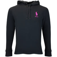 RLX Golf Pullover - RL Tour Pro Logo TW Hoodie - Black - Fuchsia AW26