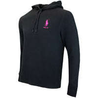 RLX Golf Pullover - RL Tour Pro Logo TW Hoodie - Black - Fuchsia AW26