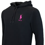 RLX Golf Pullover - RL Tour Pro Logo TW Hoodie - Black - Fuchsia AW26