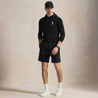 RLX Golf Pullover - RL Tour Pro Logo TW Hoodie - Black - White SS26