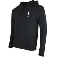 RLX Golf Pullover - RL Tour Pro Logo TW Hoodie - Black - White SS26