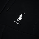 RLX Golf Pullover - RL Tour Pro Logo TW Hoodie - Black - White SS26
