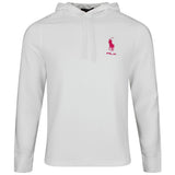 RLX Golf Pullover - RL Tour Pro Logo TW Hoodie - C. White - Fuchsia SS26