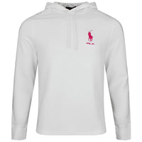 RLX Golf Pullover - RL Tour Pro Logo TW Hoodie - C. White - Fuchsia SS26