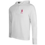 RLX Golf Pullover - RL Tour Pro Logo TW Hoodie - C. White - Fuchsia SS26