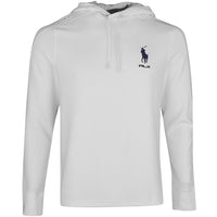 RLX Golf Pullover - RL Tour Pro Logo TW Hoodie - C. White - Navy SS26