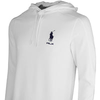RLX Golf Pullover - RL Tour Pro Logo TW Hoodie - C. White - Navy SS26