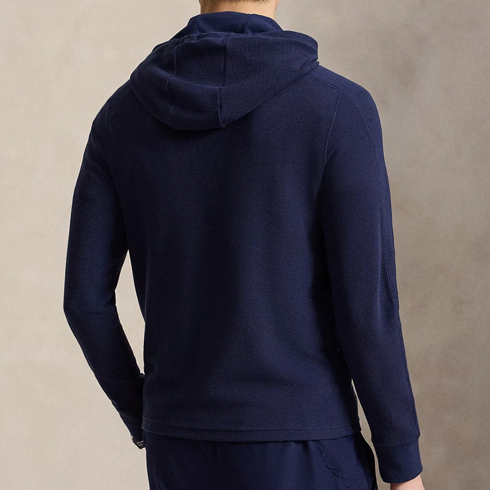 RLX Golf Pullover - RL Tour Pro Logo TW Hoodie - Navy - Fuchsia AW26